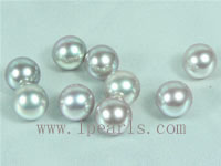 20pcs 8-8.5mm purple round freshwater loose pearl beads