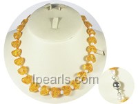 wholesale 5-6mm potato pearl necklace and star amber beads