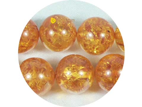 14mm caviar color round amber strand on wholesale