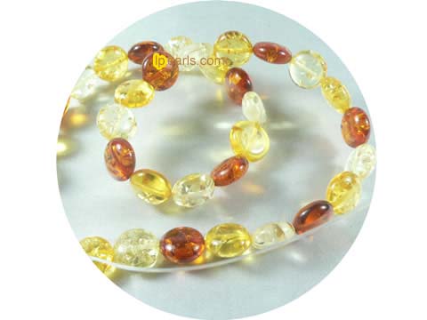 12mm multi-color button shape amber strand on wholesale