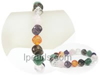 wholesale multi-color crystal stretchy bracelet