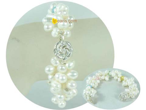 special twisted pearl bracelet