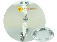 smooth-on-both-side jewelry pearl bracele