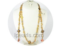 champagne nugget pearl necklace wholesale