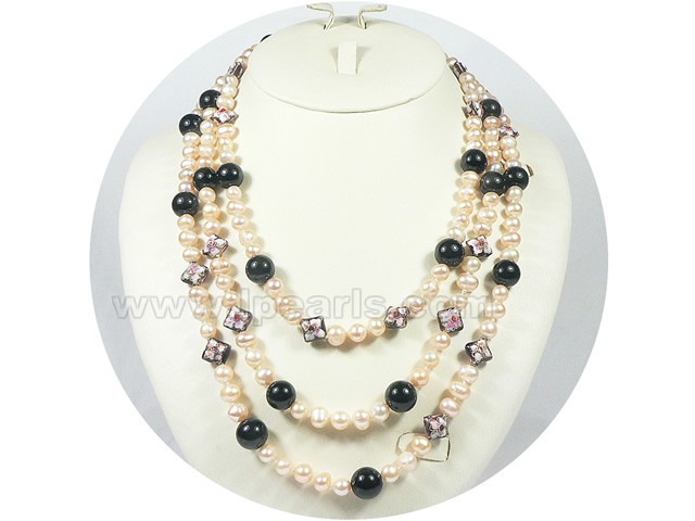 7-8mm freshwater pearl necklace wholesale