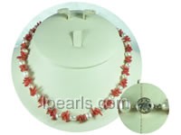 7-8mm white nugget freshwater pearl neacklace