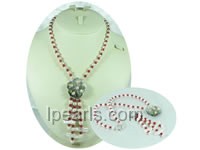 fashion 6-7mm white potato freshwater pearl neacklace