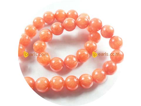 5 pieces 12mm orange aragonite strand on wholesale