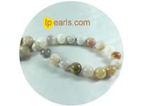 5 pieces 12mm bamboo-leaf agate strand on wholesale
