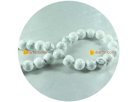 5 pieces 12mm ice-cream color howlite strand on wholesale