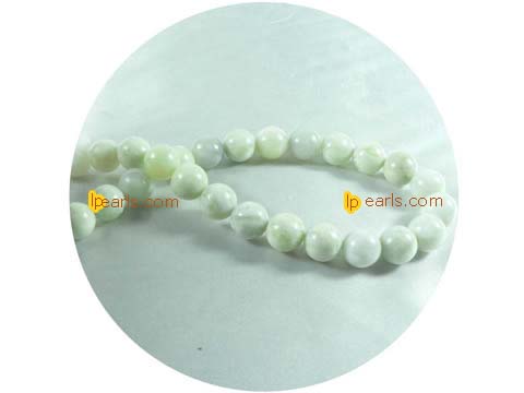 5 pieces 12mm white jade strand on wholesale