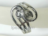 silver plated ring mounting