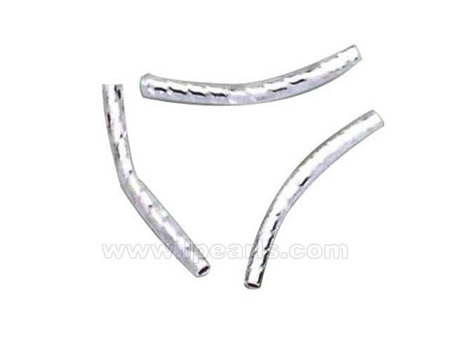10pcs unique 2*20mm 925 sterling silver hollow tube