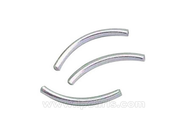 10pcs14*20mm 925 sterling silver crooked hollow tube