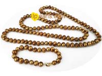 wholesale 8-9mm brown potato pearl jewerly set