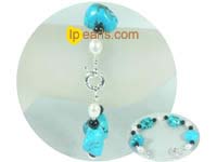7-8mm rice white  jewelry pearls bracelet