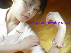 Twisted freshwater pearl bracelets